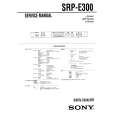 SONY SRP-E300 Service Manual