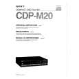 SONY CDPM20 Owners Manual