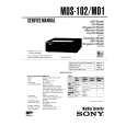 SONY MDS102 Service Manual