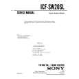 SONY ICFSW20SL Service Manual
