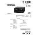 SONY TC-H3800 Service Manual