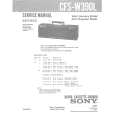 SONY CFSW390L Service Manual