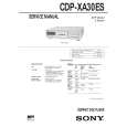 SONY CDP-XA30ES Service Manual