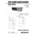 SONY CDX545RF Service Manual