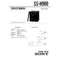 SONY SS-H900 Service Manual