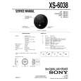 SONY XS-6038 Service Manual