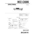SONY MCECX80K Service Manual