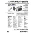 SONY DCR-TRV10 Service Manual