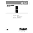 SONY RM671 Service Manual