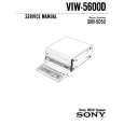 SONY VIW-5600D Service Manual