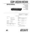 SONY CDP-XE200 Service Manual