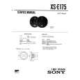 SONY XSE175 Service Manual