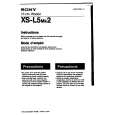 SONY XS-L5MK2 Owners Manual