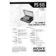 SONY PS515 Service Manual