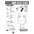 SONY MDRE222 Service Manual