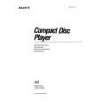 SONY CDP915 Owners Manual