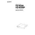SONY YS-W250P Service Manual
