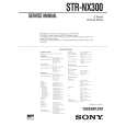 SONY STRNX300 Service Manual