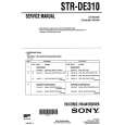SONY STR-DE310 Service Manual