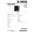 SONY SAWM200 Service Manual