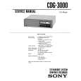 SONY CDG3000 Service Manual