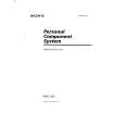 SONY PMC202 Owners Manual