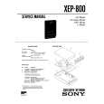SONY XEP800 Service Manual