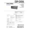 SONY CDPCX355 Service Manual