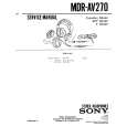 SONY MDR-AV270 Service Manual