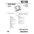 SONY MZE60 Service Manual