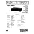 SONY CDPC75ES Service Manual