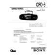 SONY CFD-8 Service Manual