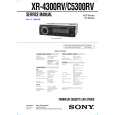 SONY XR4300RV Service Manual