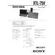 SONY XTL75V Service Manual