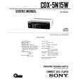 SONY CDX5N15W Service Manual