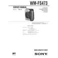SONY WMFS473 Owners Manual