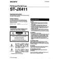 SONY STJX411 Owners Manual