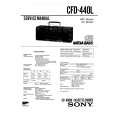 SONY CFD440L Service Manual