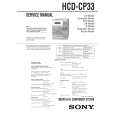 SONY HCDCP33 Service Manual