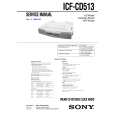 SONY ICFCD513 Service Manual