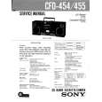 SONY CFD455 Service Manual