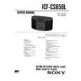 SONY ICFCS650L Service Manual
