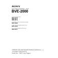 SONY BVE-2000 Service Manual