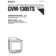 SONY GVM-1305TS Owners Manual