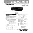 SONY STR-AV320 Service Manual