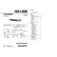 SONY HAR-LH500 Service Manual