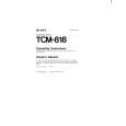 SONY TCM-818 Owners Manual