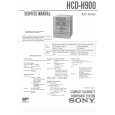 SONY HCDH900 Service Manual