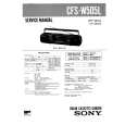 SONY CFSW505L Service Manual