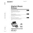 SONY DPPSV77 Owners Manual